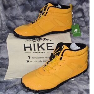 NWT Hike Footwear Vindra Flex Barefoot‎ Boot Water-resistant Yellow Men 13 EU 46
